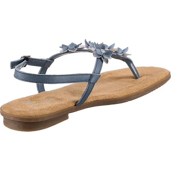 Rieker T-Steg-Sandalen - Blau – Bild 4