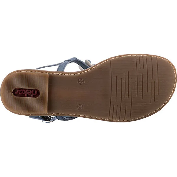 Rieker T-Steg-Sandalen - Blau – Bild 6