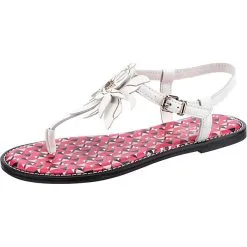 Tommy Hilfiger T-Steg-Sandalen - Ecru