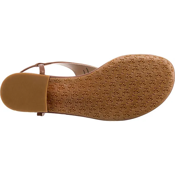 Lauren Ralph Lauren Ellington T-Steg-Sandalen - Cognac – Bild 7