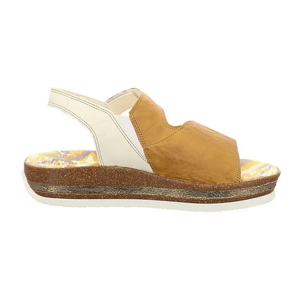 Think! ZEGA Tieffußbett Sandale - Gelb – Bild 5