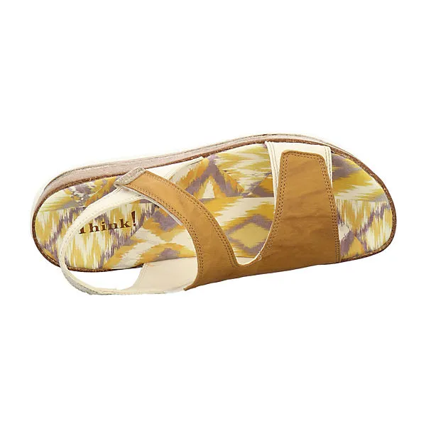 Think! ZEGA Tieffußbett Sandale - Gelb – Bild 6