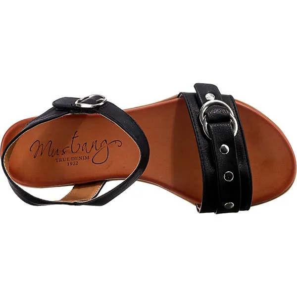 Mustang Klassische Sandalen - Schwarz – Bild 6