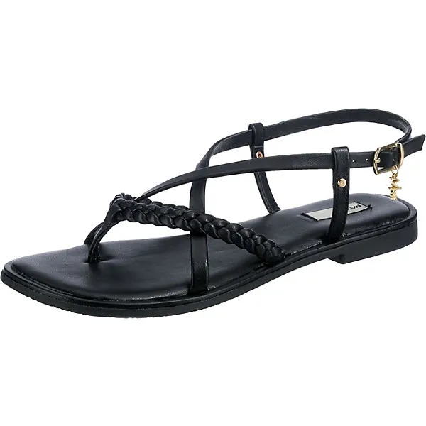 MEXX Jillian T-Steg-Sandalen - Schwarz