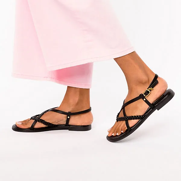 MEXX Jillian T-Steg-Sandalen - Schwarz – Bild 2