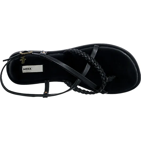 MEXX Jillian T-Steg-Sandalen - Schwarz – Bild 6
