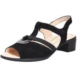 Ara Damen Sandale Komfort-Sandalen - Schwarz
