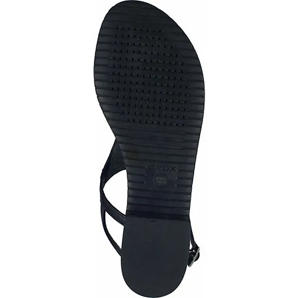 Geox Zehensteg T-Steg-Sandalen - Schwarz – Bild 7