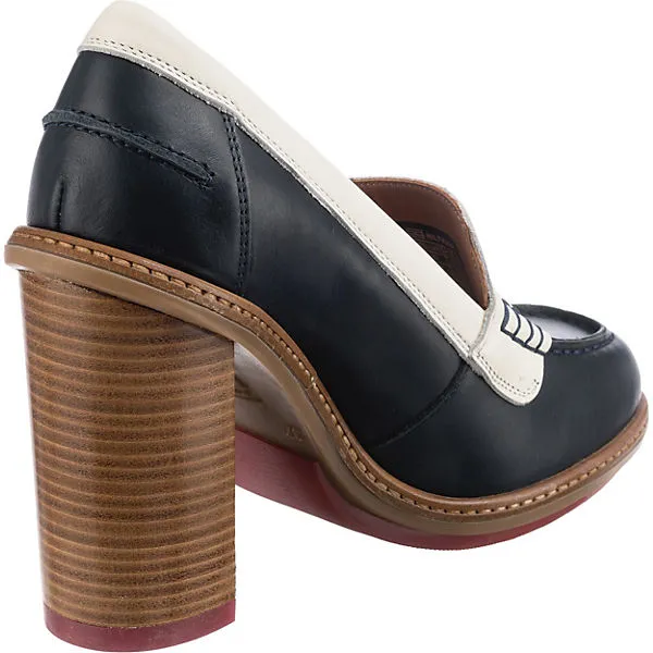 Tommy Hilfiger Hochfront-Pumps - Blau/weiß – Bild 5