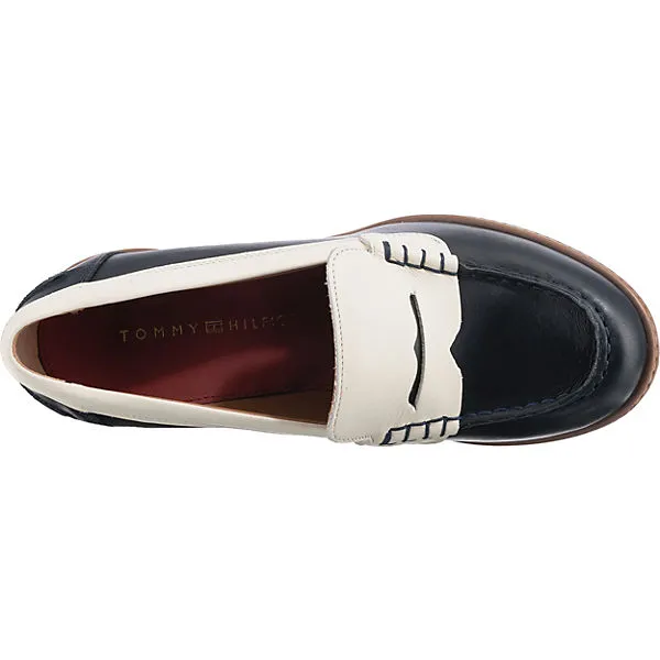 Tommy Hilfiger Hochfront-Pumps - Blau/weiß – Bild 6