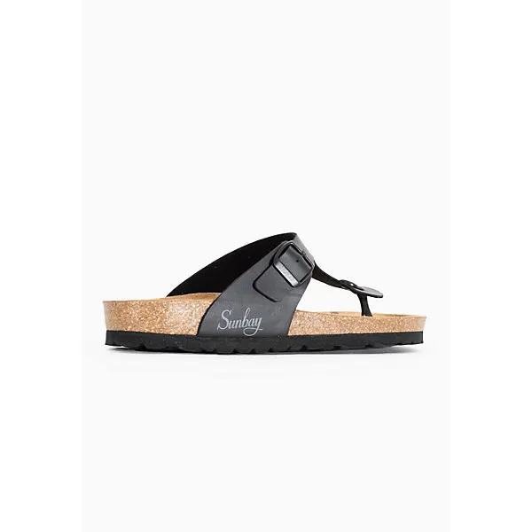 Sunbay Sandalen KAMELIE Riemchensandalen - Schwarz – Bild 6