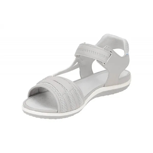Geox Damenschuhe SANDAL VEGA Riemchensandalen - Grau – Bild 3