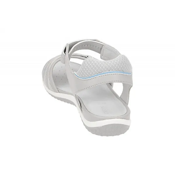 Geox Damenschuhe SANDAL VEGA Riemchensandalen - Grau – Bild 6