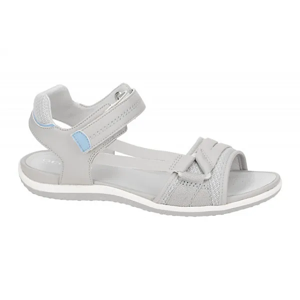 Geox Damenschuhe SANDAL VEGA Riemchensandalen - Grau – Bild 8