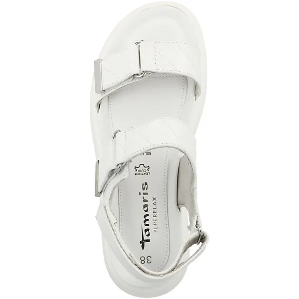 Tamaris 1-28235-28 Sandale Damen Klassische Sandalen - Weiß – Bild 2