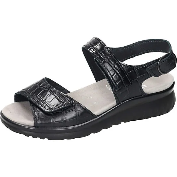Semler Sandalen Komfort-Sandalen - Schwarz