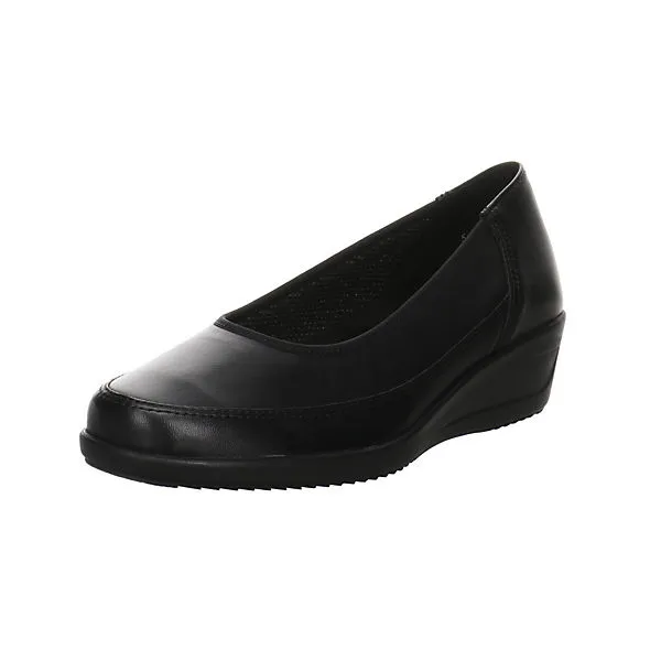 Ara Damen Pumps Schuhe Zürich Pumps Elegant Klassisch Glattleder Uni Keilpumps - Schwarz