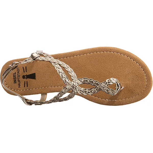 Inselhauptstadt Insel Fashion Sandals - Gold – Bild 6