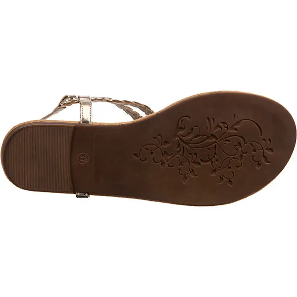 Inselhauptstadt Insel Fashion Sandals - Gold – Bild 7