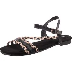 Ambellis Sommer Riemchensandalen - Schwarz
