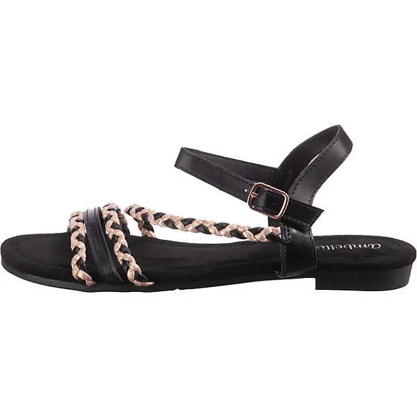 Ambellis Sommer Riemchensandalen - Schwarz – Bild 3