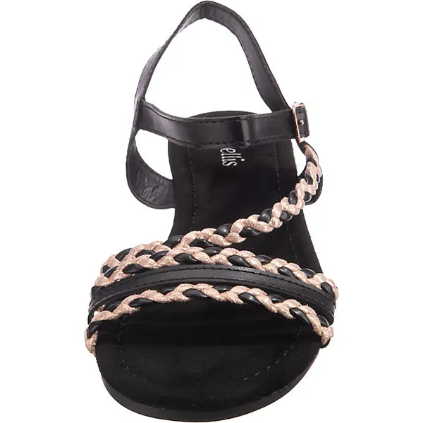 Ambellis Sommer Riemchensandalen - Schwarz – Bild 4