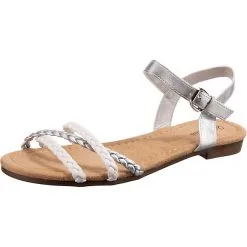 Ambellis Sommer Riemchensandalen - Silber