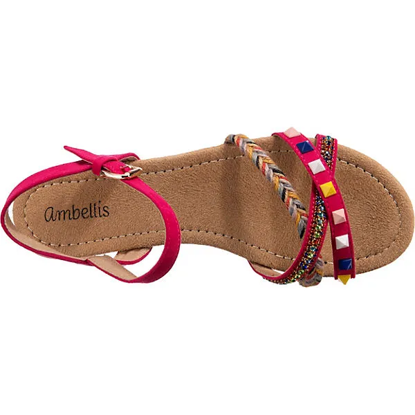 Ambellis Sommer Riemchensandalen - Pink – Bild 6