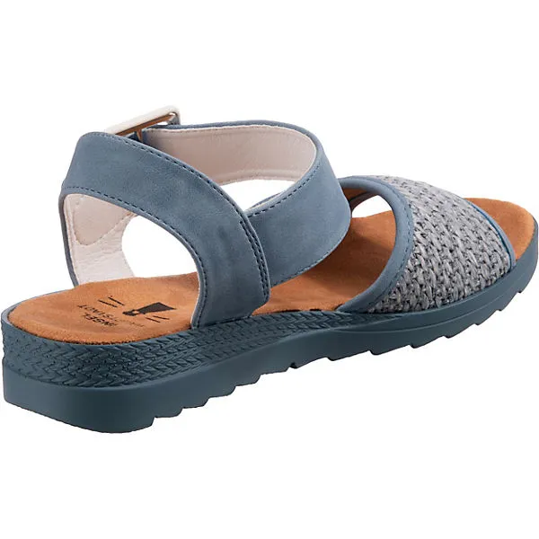 Inselhauptstadt Insel Comfort Sandalen - Blau – Bild 5