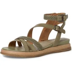 Tamaris Riemchensandalen - Khaki