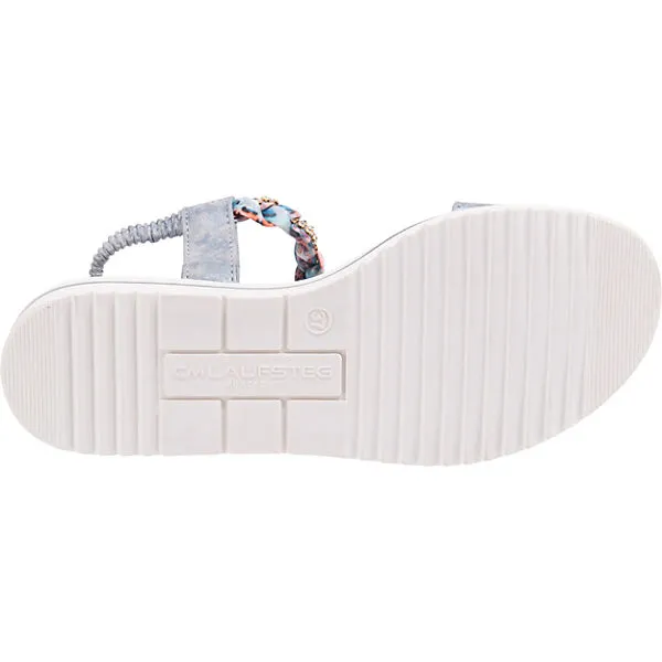 Laufsteg München T-Steg-Sandalen - Blau – Bild 7