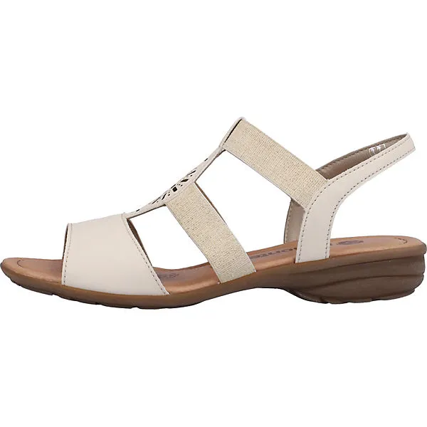 Remonte R3666-60 Komfort-Sandalen - Beige-kombi – Bild 3