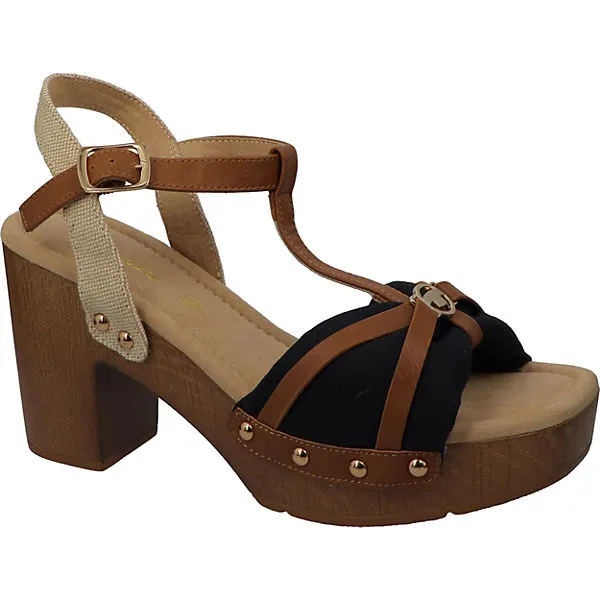 Tom Tailor Plateau-Sandaletten - Dunkelblau