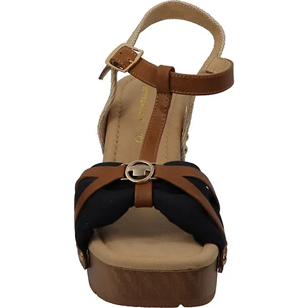 Tom Tailor Plateau-Sandaletten - Dunkelblau – Bild 2