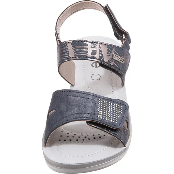 Rohde Carpi Komfort-Sandalen - Dunkelblau – Bild 3
