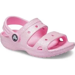 Crocs Kinder Sandalen CLASSIC GLITTER - Rosa
