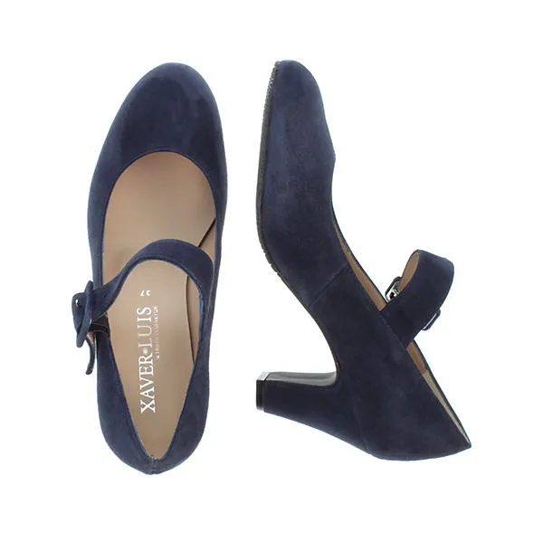 XAVER LUIS Pumps LISA - Spangenpumps Mit Bezogener Schließe Spangenpumps – Bild 3