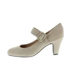 XAVER LUIS Pumps LISA - Spangenpumps Mit Bezogener Schließe Spangenpumps