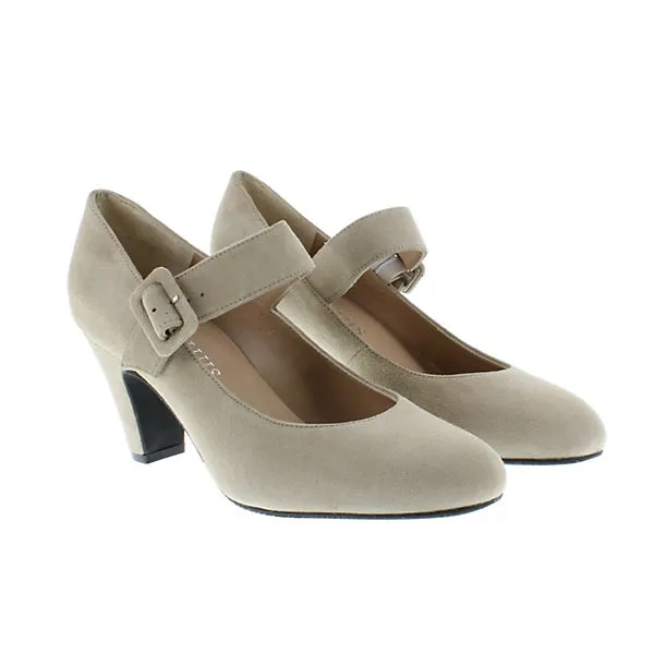 XAVER LUIS Pumps LISA - Spangenpumps Mit Bezogener Schließe Spangenpumps – Bild 2