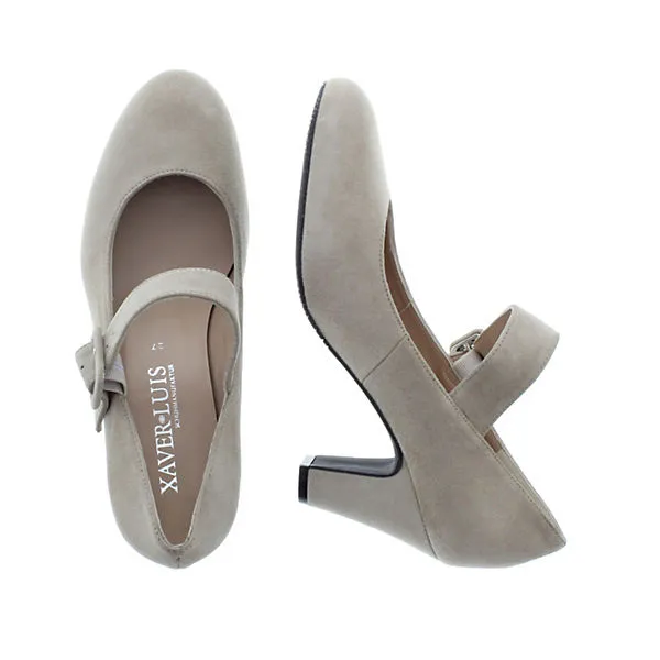 XAVER LUIS Pumps LISA - Spangenpumps Mit Bezogener Schließe Spangenpumps – Bild 3