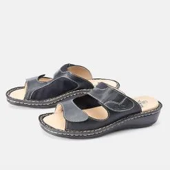 BÄR Pantoletten/Hausschuhe Rica - Schwarz