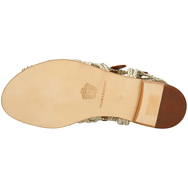 Melvin & Hamilton Sandra 48 Sandalen Klassische Sandalen - Silber – Bild 4