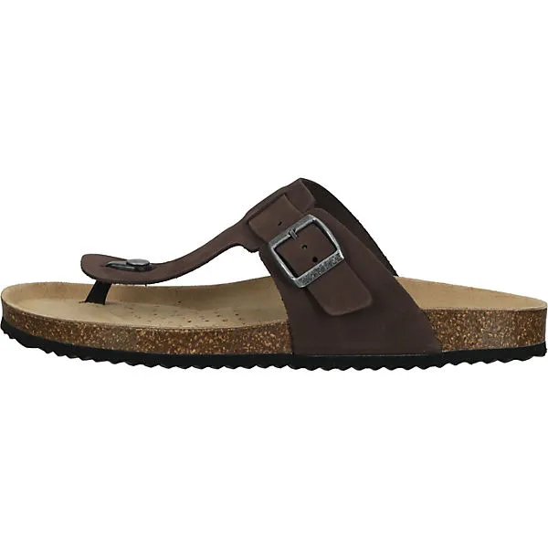 Geox Pantoletten T-Steg-Sandalen - Braun – Bild 2