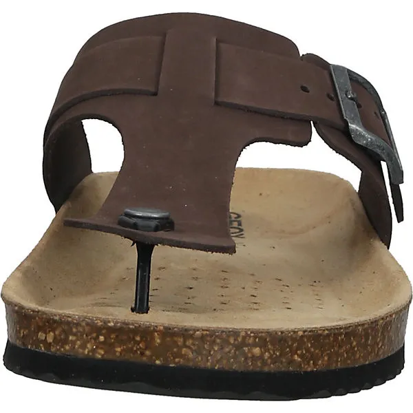 Geox Pantoletten T-Steg-Sandalen - Braun – Bild 3