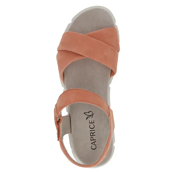 Caprice Ledersandale Klassische Sandalen - Orange – Bild 4