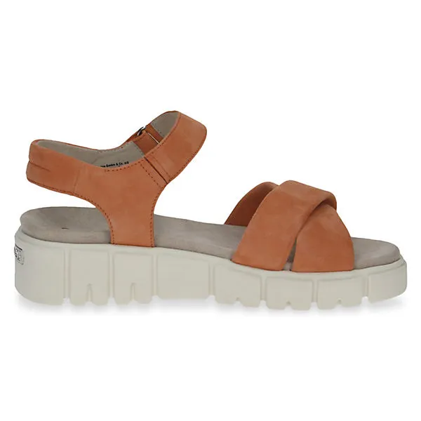 Caprice Ledersandale Klassische Sandalen - Orange – Bild 5
