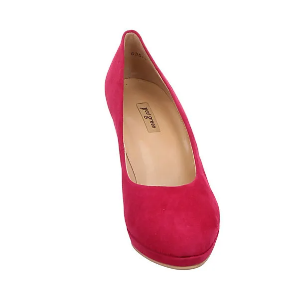 Paul Green Pumps Veloursleder Uni Klassische Pumps - Pink – Bild 3