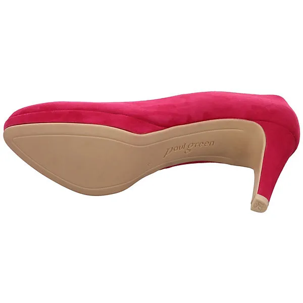 Paul Green Pumps Veloursleder Uni Klassische Pumps - Pink – Bild 9