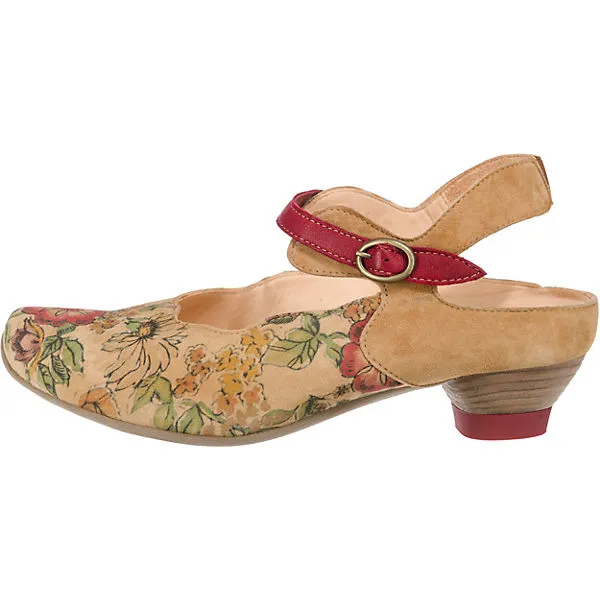 Think! Aida Sling-Pumps - Braun-kombi – Bild 2