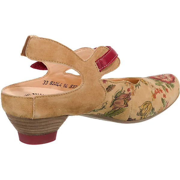 Think! Aida Sling-Pumps - Braun-kombi – Bild 4